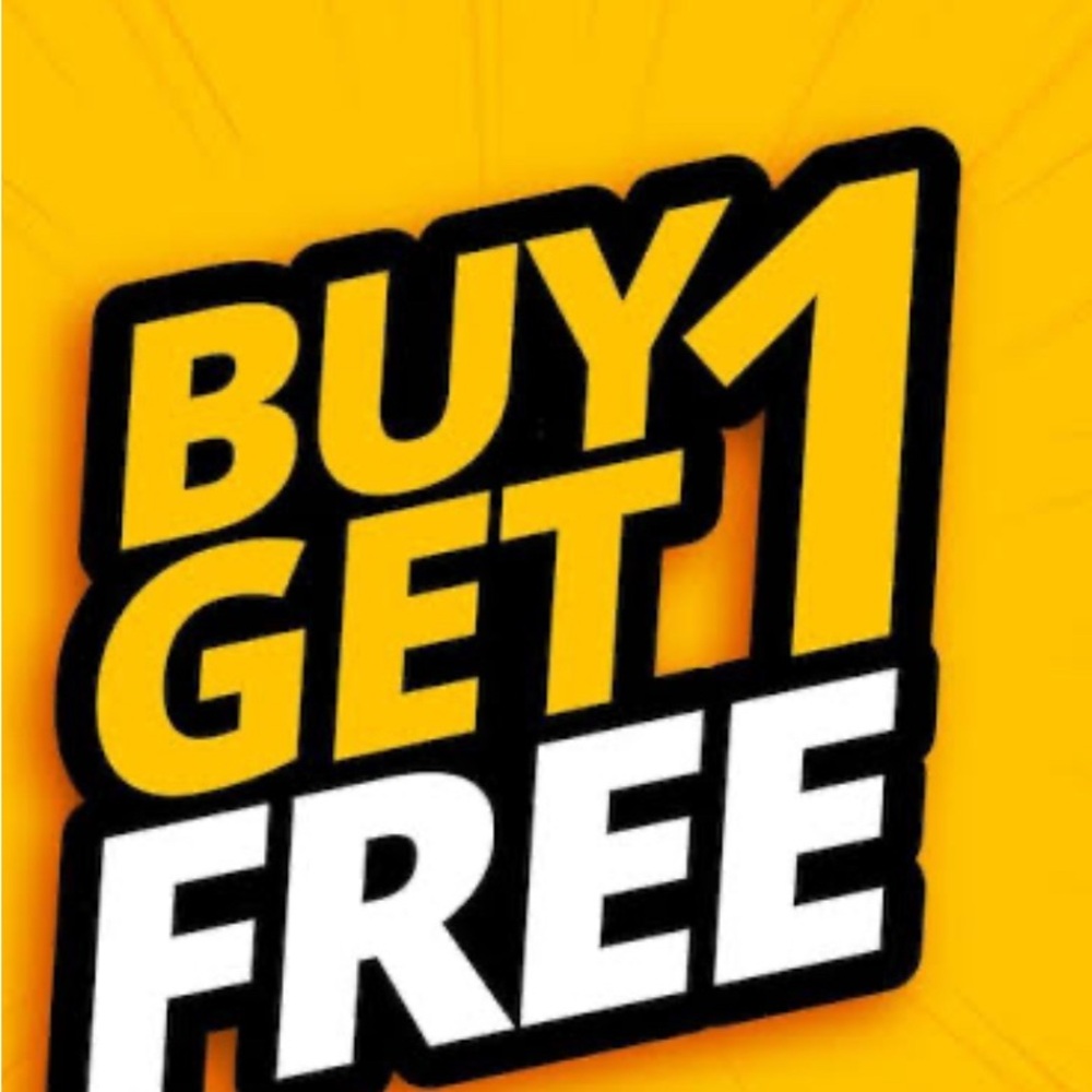 Buy 1 Get 1 Free Sign shoes